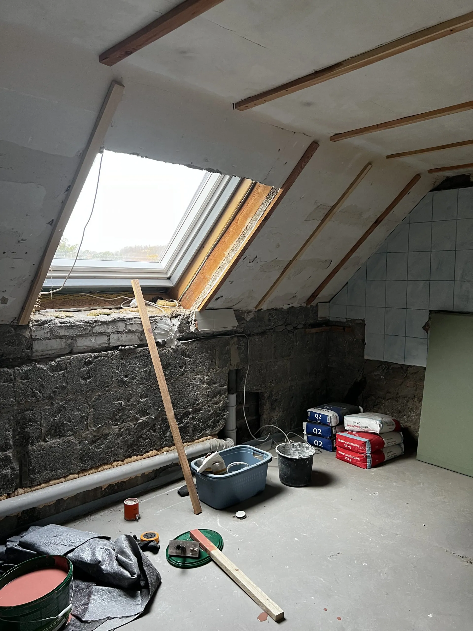 Fenster vor der Renovierung