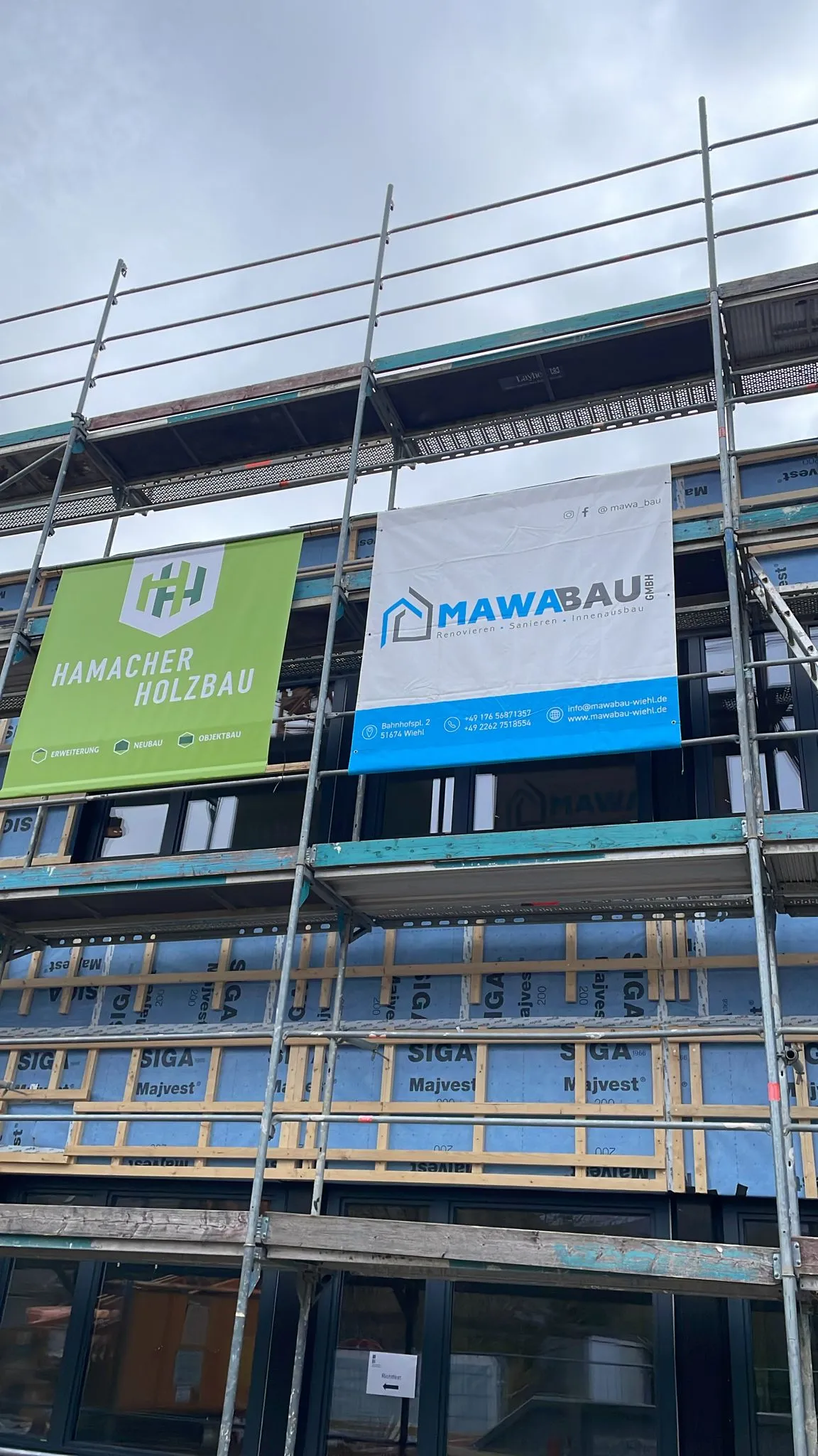 MaWa Bau, Projekt Schulbau Kleefeld in Holzrahmenbauweise, Bild 8